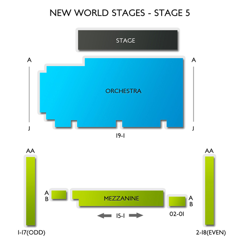 New World Stages - Stage 5 Venue Map