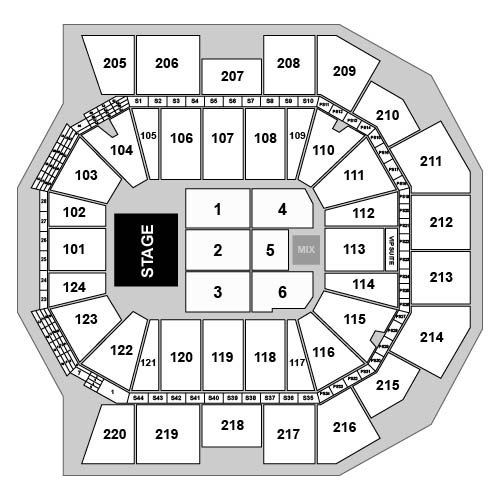 Moody Center ATX Venue Map