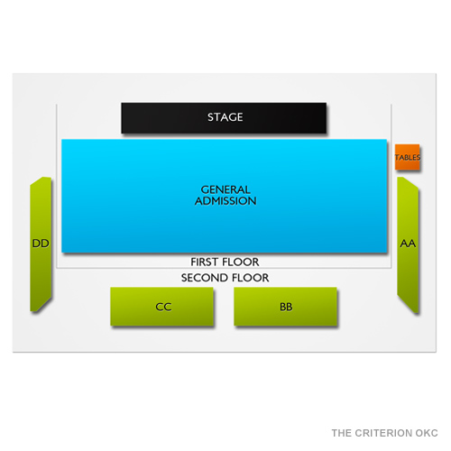 The Criterion OKC Venue Map