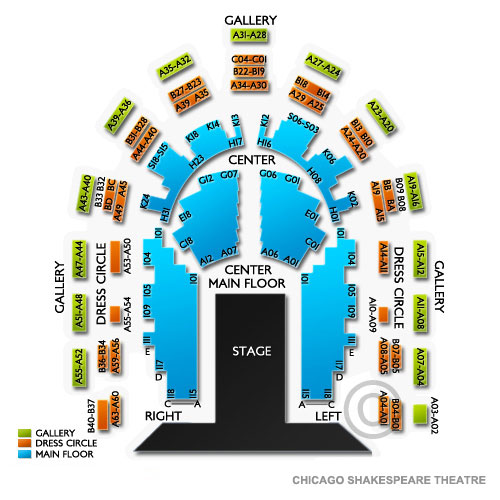 Chicago Shakespeare Theater Seating Chart