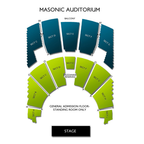 Cleveland Masonic Auditorium Seating Chart