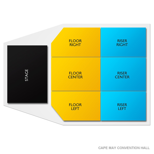 Cape May Convention Hall Venue Map