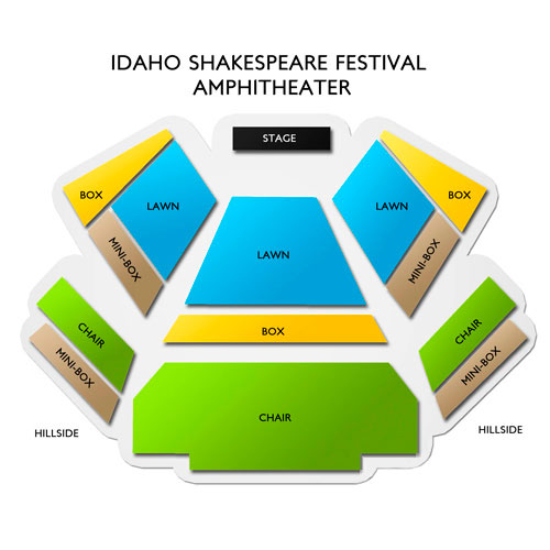 Idaho Shakespeare Festival Amphitheater Venue Map