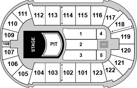Payne Arena Venue Map