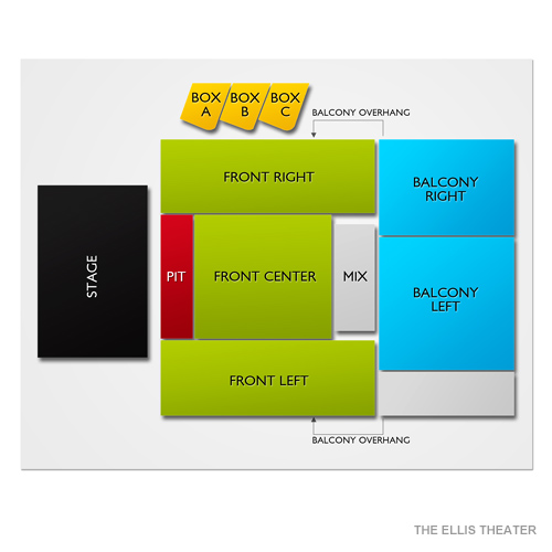 Ellis Theater Venue Map