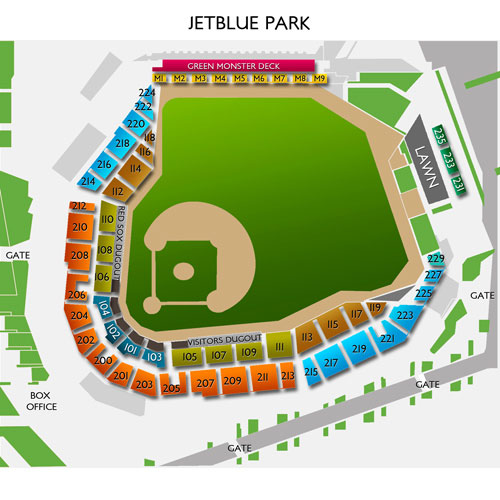 Red Sox Spring Training Seating Chart