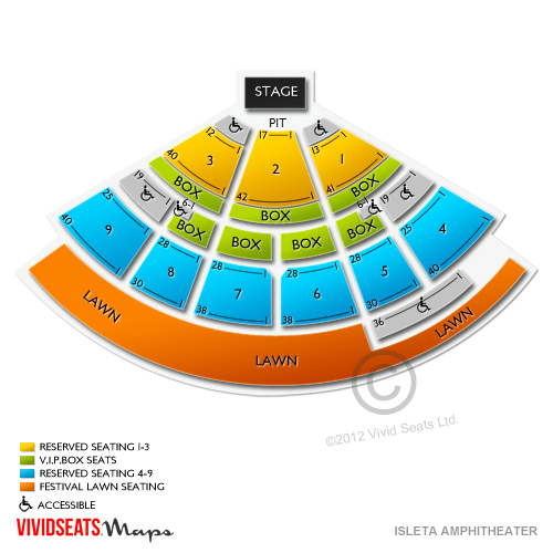 Isleta Showroom Seating Chart