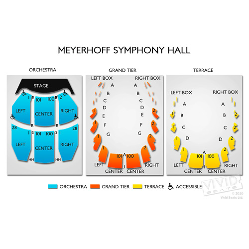 Meyerhoff Symphony Hall Seating Chart Vivid Seats