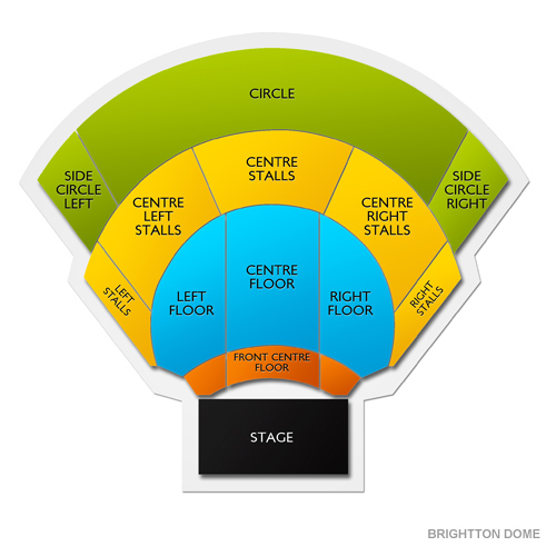 Brighton Dome Venue Map