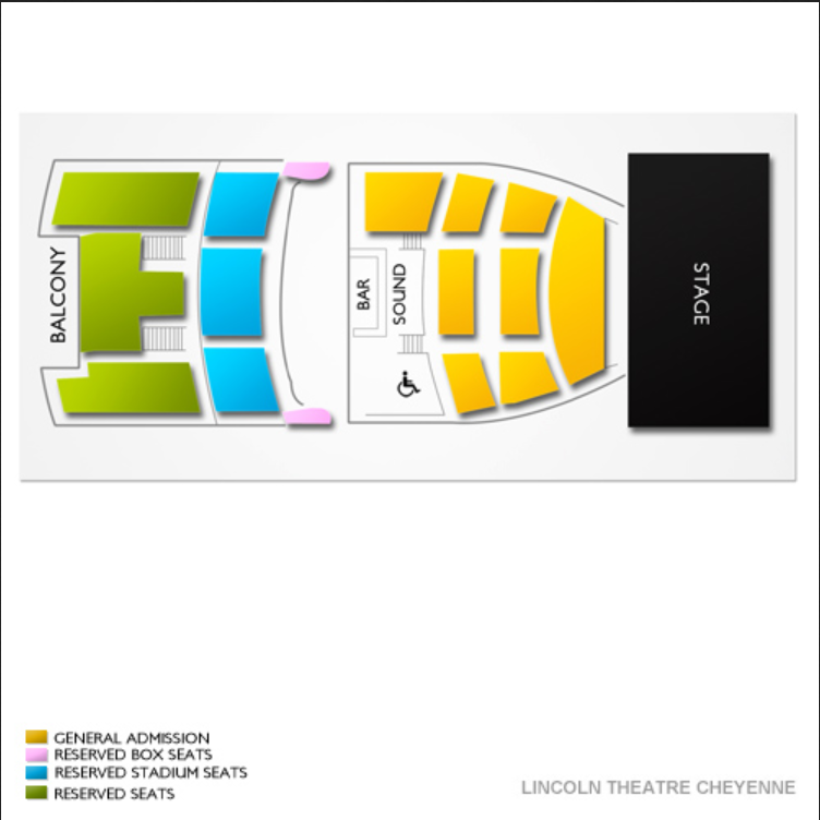 Lincoln Theatre Cheyenne Venue Map