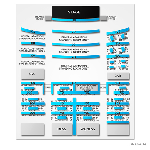Granada Theater Dallas Venue Map
