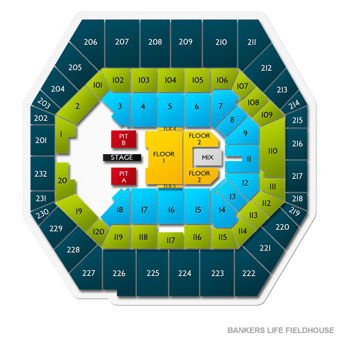 Garth Brooks Bankers Life Seating Chart