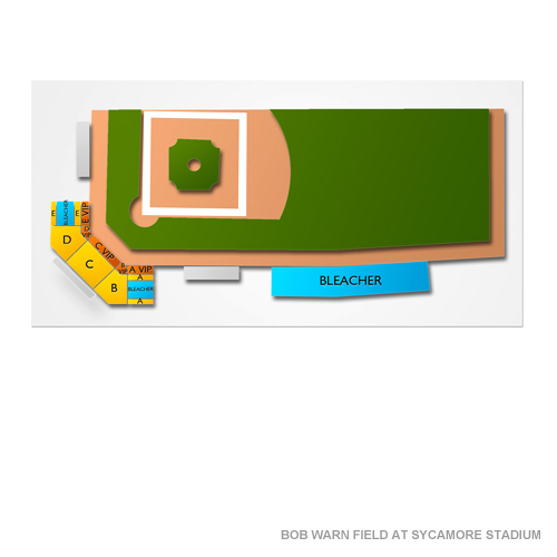 Bob Warn Field at Sycamore Stadium Venue Map