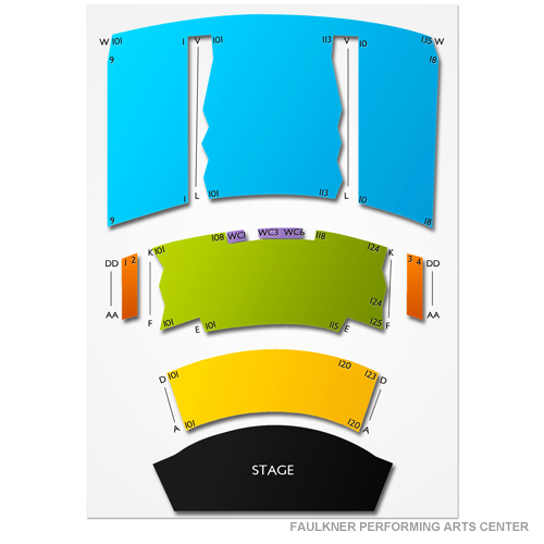 Venue seating map