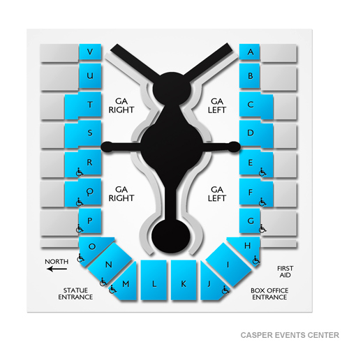 Casper Events Center Seating Chart | Vivid Seats