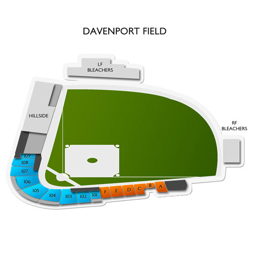 Davenport Field Venue Map