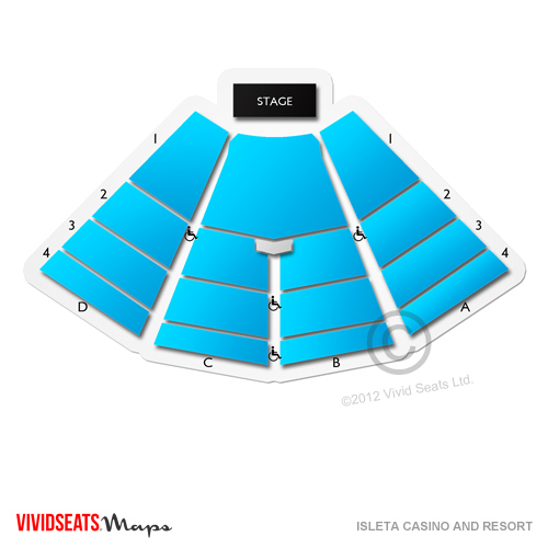 Isleta Showroom Seating Chart
