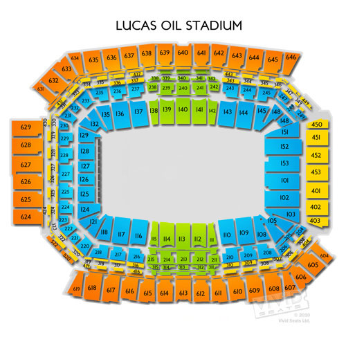 Lucas Oil Stadium Venue Map