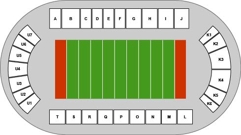 Armstrong Stadium Venue Map