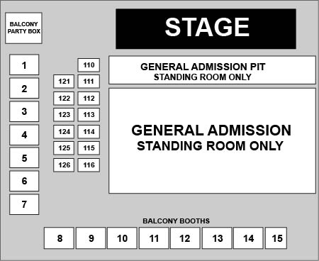 JJs Live Venue Map
