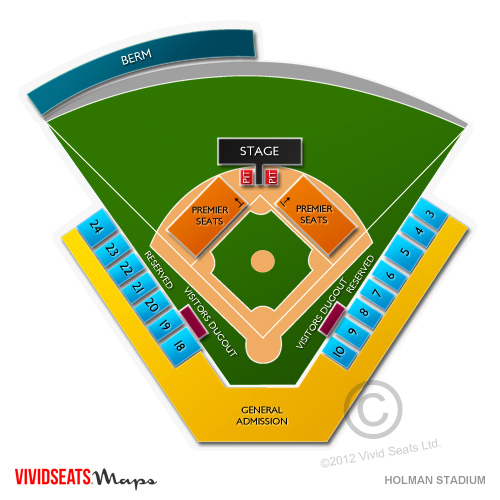 Holman Stadium Seating Chart | Vivid Seats