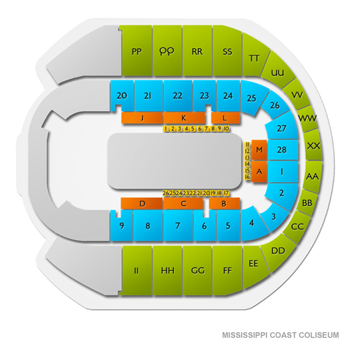 Mississippi Coast Coliseum Tickets 12 Events On Sale Now TicketCity