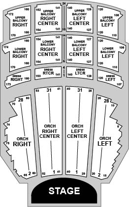 Orpheum Theatre - Vancouver Venue Map