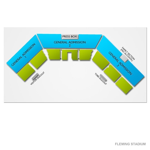 Fleming Stadium Venue Map