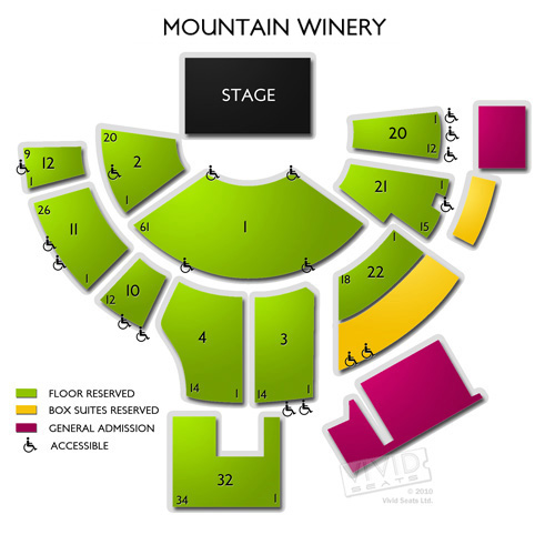 Mountain Winery Concert Tickets and Seating View | Vivid Seats
