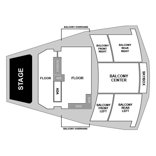 Roxian Theatre Venue Map