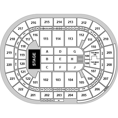 AO Arena Venue Map