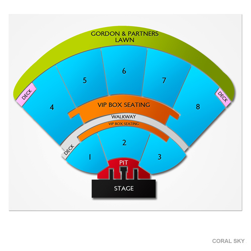 Perfect Vodka Amphitheatre Seating Chart With Seat Numbers