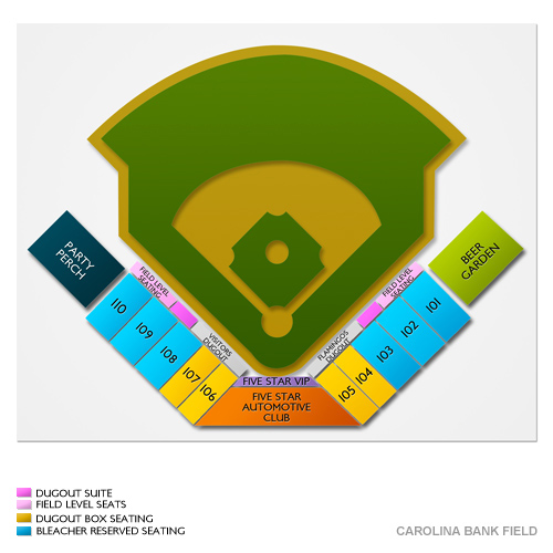 Carolina Bank Field Venue Map