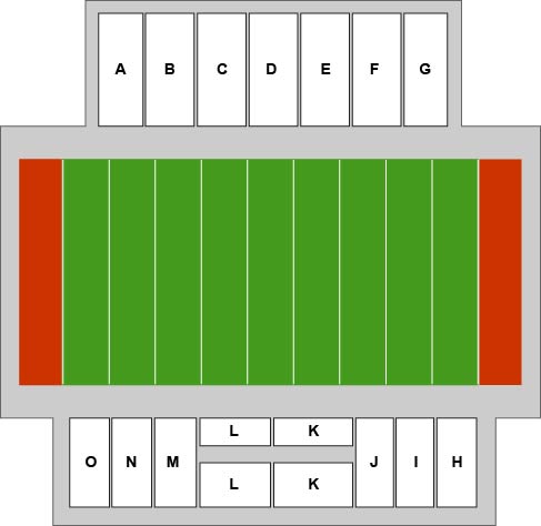 LeGrand Stadium Venue Map
