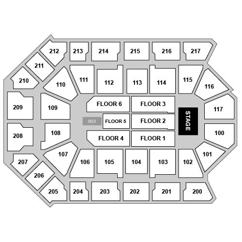 Dignity Health Arena Venue Map