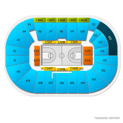 Tsongas Center Seating Chart With Rows