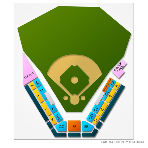 Yakima County Stadium Venue Map