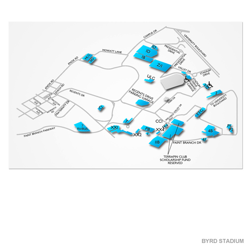 Maryland Stadium Parking - Maryland Stadium Parking Map | Vivid Seats