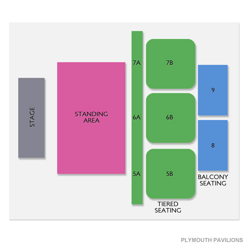 Plymouth Pavilions Venue Map
