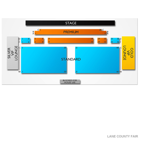 Lane County Fair Venue Map