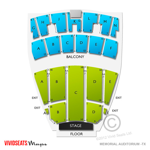 Memorial Auditorium -TX Seating Chart | Vivid Seats
