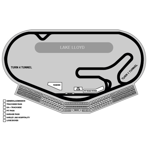 Daytona International Speedway Venue Map