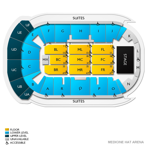 Co-op Place Venue Map
