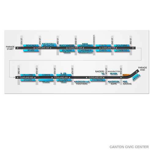 Canton Civic Center Venue Map