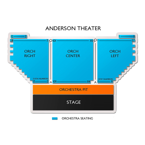 Anderson Center Seating Chart
