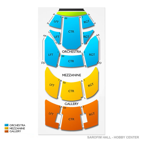 Zilkha Hall Seating Chart