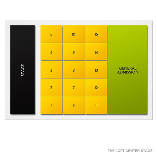 The Loft at Center Stage Venue Map