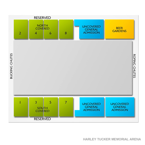 Harley Tucker Memorial Arena Venue Map