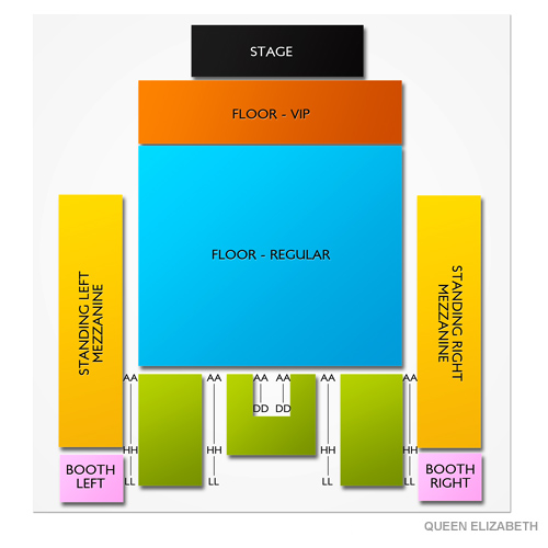 Queen Elizabeth Theatre - Toronto Venue Map
