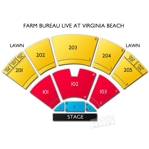 Virginia Beach Farm Bureau Live Amphitheater Seating Chart